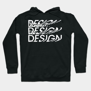 distorted pixel design logo Hoodie